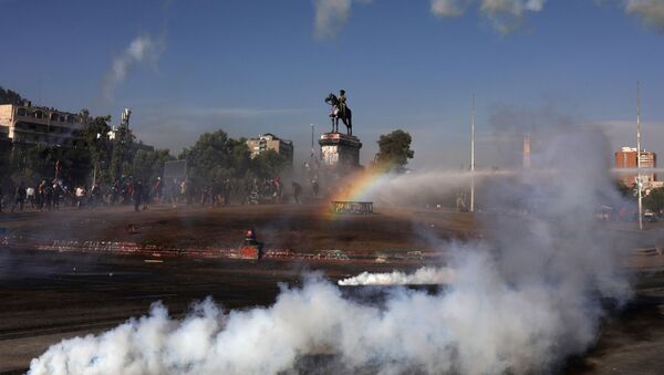 Protestas en Chile - Sputnik Mundo