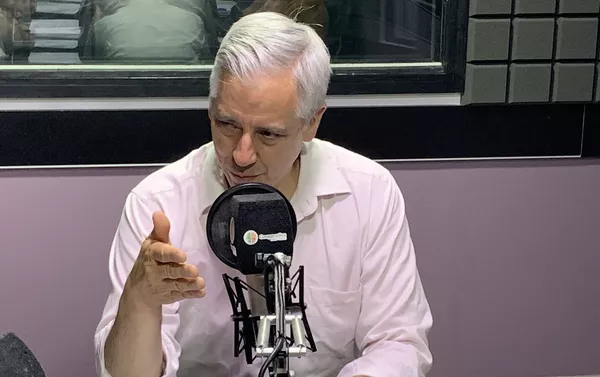 Álvaro García Linera en los estudios Álvaro García Linera en los estudios - Sputnik Mundo