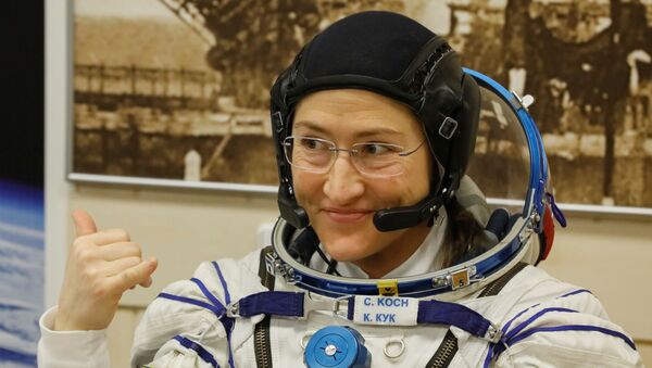Christina Koch, la astronauta estadounidense Christina Koch, la astronauta estadounidense - Sputnik Mundo