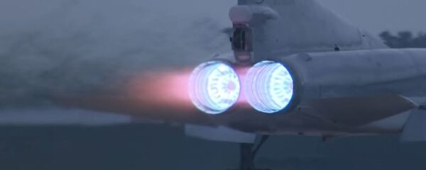 Motores del Tu-22M3 al despegar - Sputnik Mundo