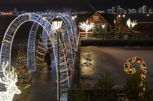 Rusia se embellece con luces y hielo para la llegada del 2020

 - Sputnik Mundo