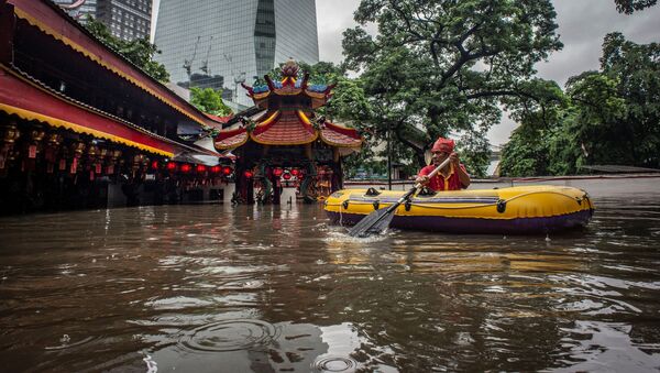 Inundaciones en Indonesia - Sputnik Mundo