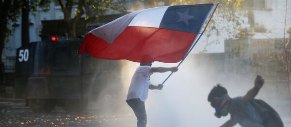Protestas en Chile - Sputnik Mundo