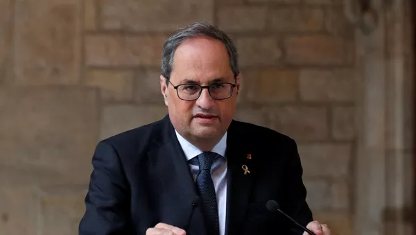 Quim Torra, presidente de la Generalitat de Cataluña - Sputnik Mundo