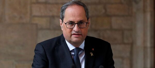 Quim Torra, presidente de la Generalitat de Cataluña - Sputnik Mundo
