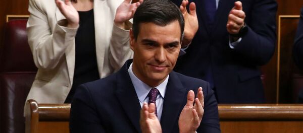 Pedro Sánchez, el presidente del Gobierno español en funciones  - Sputnik Mundo