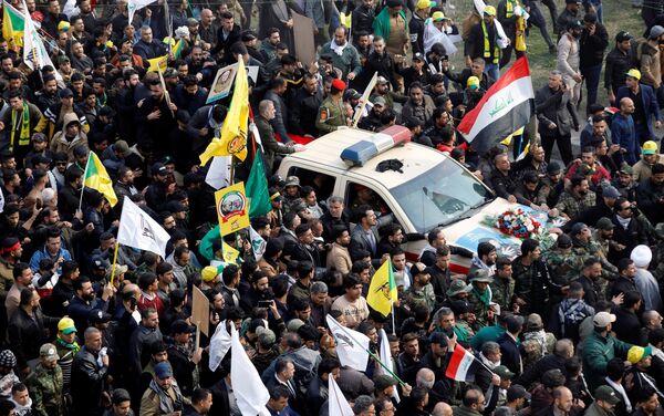 El funeral del general iraní Qasem Soleimani - Sputnik Mundo