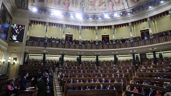 La primera votación sobre la investidura de Pedro Sánchez - Sputnik Mundo