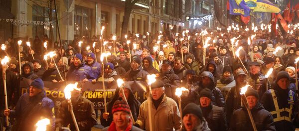 Marcha nacionalista en Kiev - Sputnik Mundo