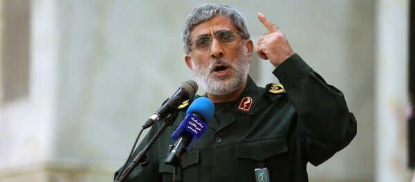 El brigadier general Esmail Ghaani El brigadier general Esmail Ghaani - Sputnik Mundo