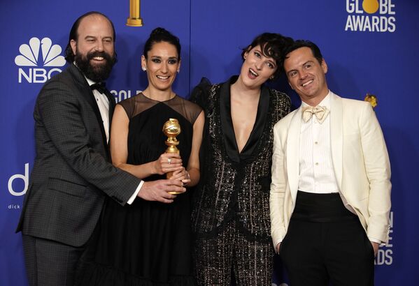 Celebridades del mundo se lucen en la alfombra roja de los Globos de Oro - Sputnik Mundo