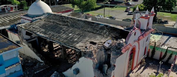 El rastro de destrucción dejado por los terremotos en Puerto Rico - Sputnik Mundo