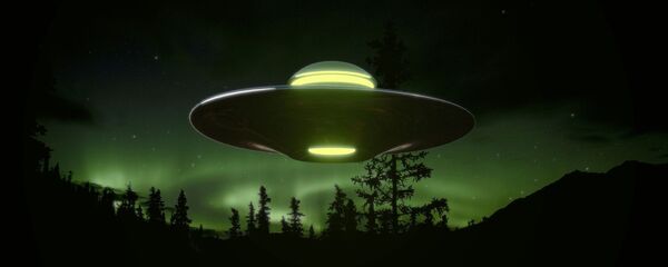 Un ovni, ilustración - Sputnik Mundo