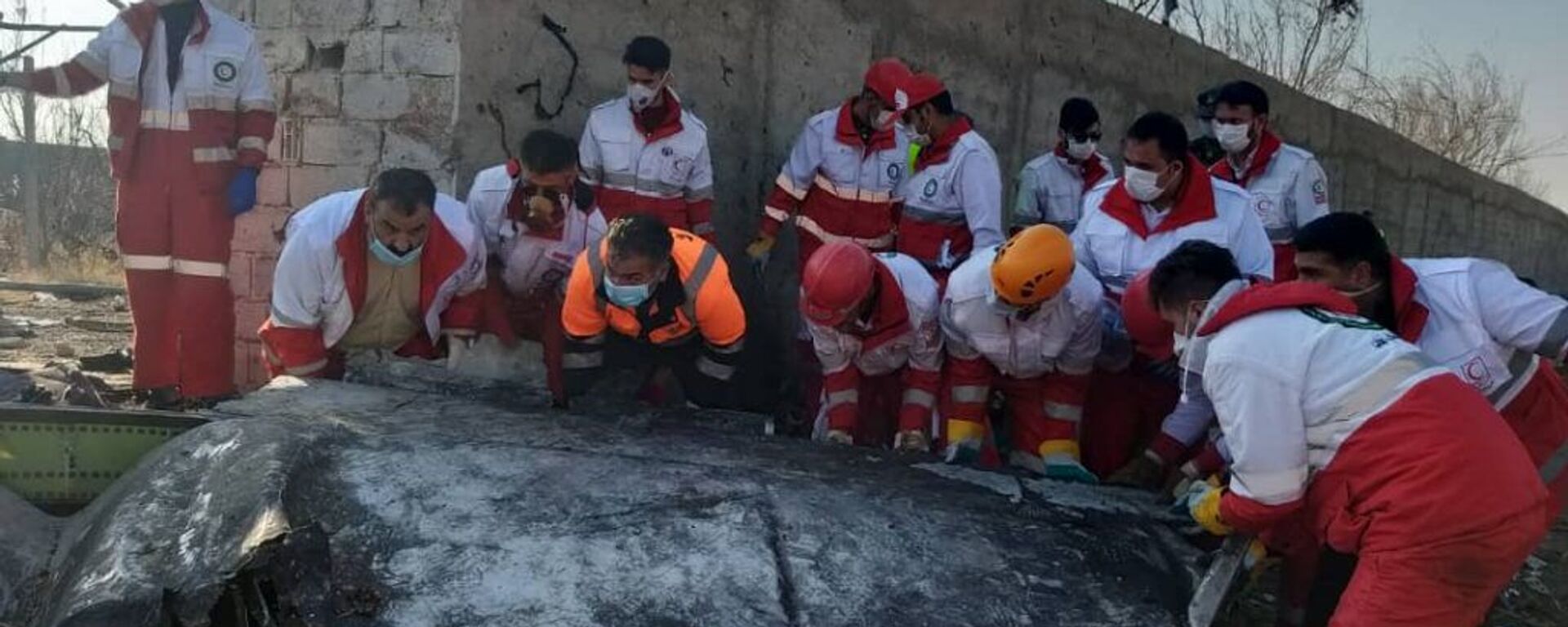 Lugar del siniestro del avión ucraniano Boeing 737 en Teherán, Irán - Sputnik Mundo, 1920, 17.03.2021