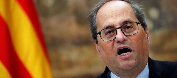 Quim Torra, presidente de la Generalitat de Cataluña - Sputnik Mundo