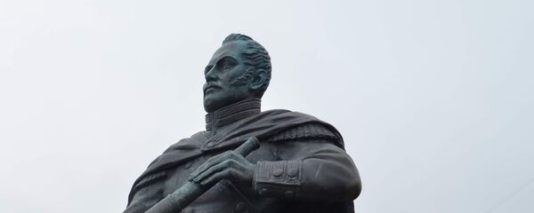 Monumento al navegante ruso, el descubridor de la Antártida, Fabian Gottlieb Bellingshausen Monumento al navegante ruso, el descubridor de la Antártida, Fabian Gottlieb Bellingshausen - Sputnik Mundo