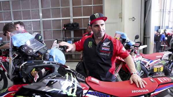 Paulo Goncalves, motociclista portugués - Sputnik Mundo