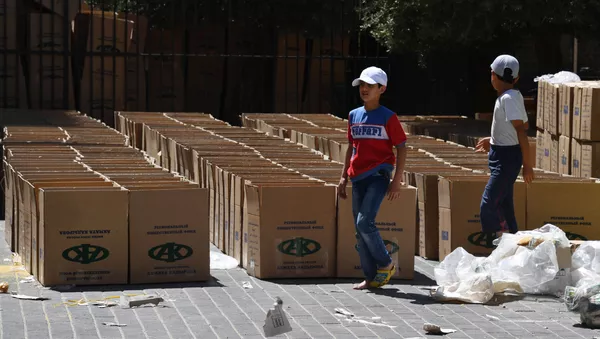 La ayuda humanitaria para Siria (archivo) - Sputnik Mundo