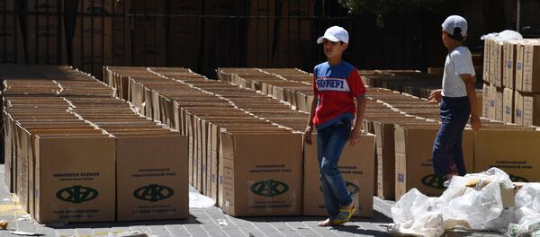 La ayuda humanitaria para Siria (archivo) - Sputnik Mundo