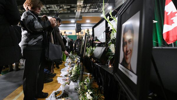 Homenaje a las víctimas del siniestro del avión ucraniano en Teherán, Irán - Sputnik Mundo