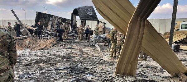 Las consecuencias del ataque iraní contra la base estadounidense de Ain al Asad, Irak (archivo) - Sputnik Mundo