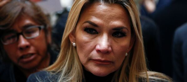 La presidenta de facto de Bolivia, Jeanine Áñez - Sputnik Mundo