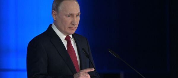 Putin comunica su mensaje anual a la Asamblea Federal - Sputnik Mundo