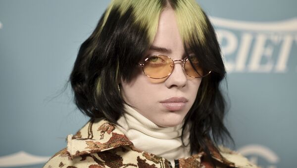 Billie Eilish, cantante estadounidense (archivo) - Sputnik Mundo