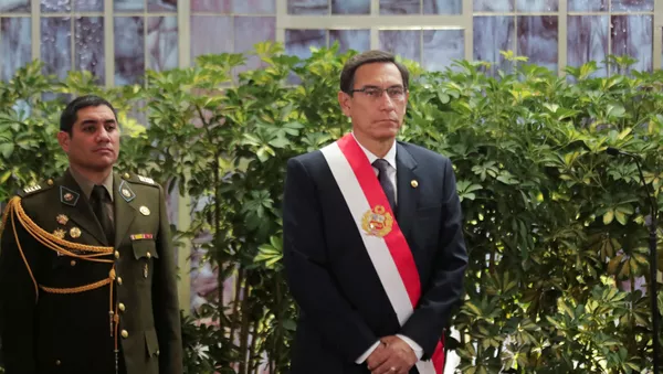 Martín Vizcarra, presidente de Perú - Sputnik Mundo