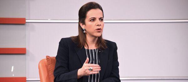 María Paula Romo, ministra de Gobierno de Ecuador - Sputnik Mundo
