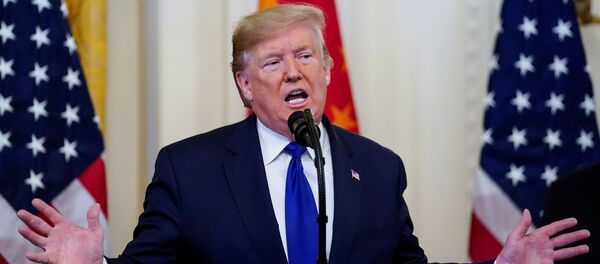 Donald Trump, presidente de EEUU - Sputnik Mundo