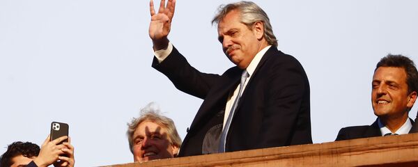 Alberto Fernández, presidente de Argentina - Sputnik Mundo