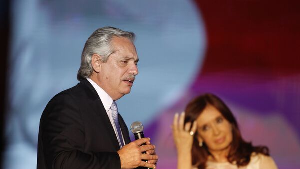 Alberto Fernández, presidente de Argentina - Sputnik Mundo
