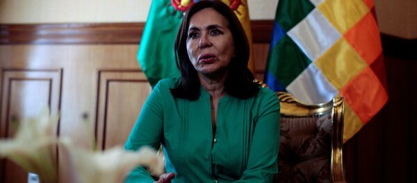 Karen Longaric, la canciller de facto de Bolivia - Sputnik Mundo