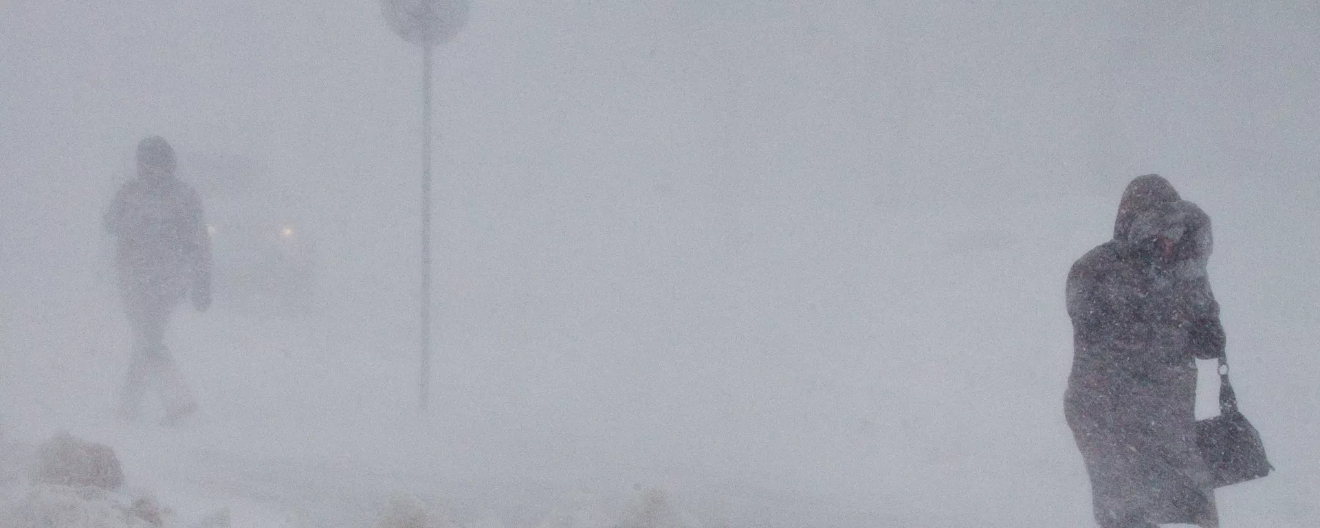 Una fuerte tormenta de nieve Una fuerte tormenta de nieve - Sputnik Mundo, 1920, 08.01.2023