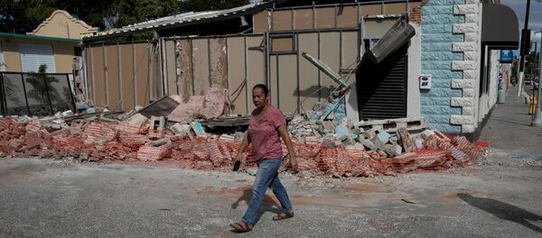 Las consecuencias del terremoto en Guanica, Puerto Rico Las consecuencias del terremoto en Guanica, Puerto Rico - Sputnik Mundo