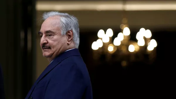 Jalifa Haftar, comandante del Ejército Nacional de Libia