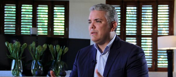 Iván Duque, el presidente de Colombia - Sputnik Mundo
