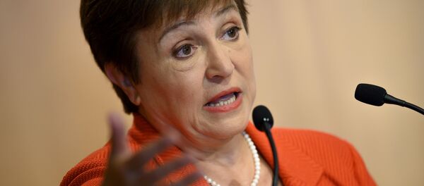 Kristalina Georgieva, directora ejecutiva del Fondo Monetario Internacional (FMI) - Sputnik Mundo
