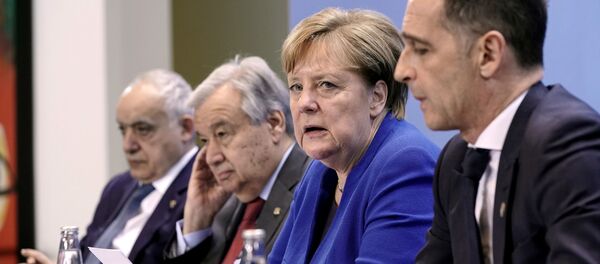 Angela Merkel en la conferencia sobre Libia - Sputnik Mundo
