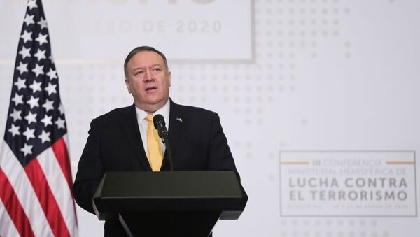 Mike Pompeo, secretario de Estado (canciller) de EEUU - Sputnik Mundo