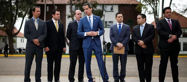 Juan Guaidó, opositor venezolano, en Colombia Juan Guaidó, opositor venezolano, en Colombia - Sputnik Mundo