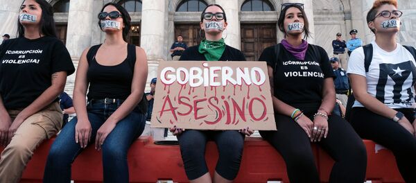 Protestas en Puerto Rico - Sputnik Mundo