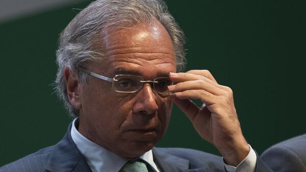 Paulo Guedes, el ministro de Economía de Brasil  - Sputnik Mundo