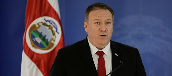 Mike Pompeo, secretario de Estado de EEUU, en Costa Rica - Sputnik Mundo