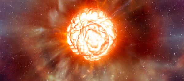 Betelgeuse, estrella roja supergigante (ilustración gráfica) - Sputnik Mundo