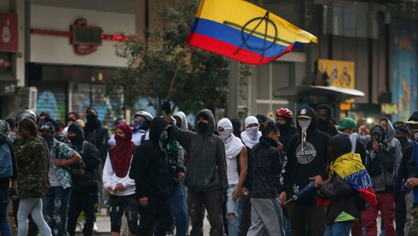 Protestas en Colombia - Sputnik Mundo