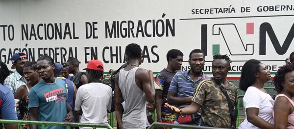 Migrantes en Tapachula, México Migrantes en Tapachula, México - Sputnik Mundo