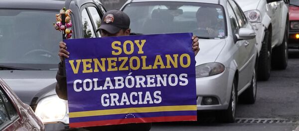 Migrante venezolano en Quito, Ecuador - Sputnik Mundo