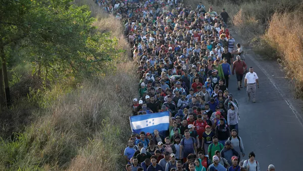 Migrantes centroamericanos en México - Sputnik Mundo